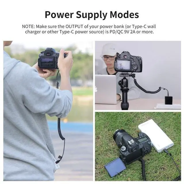 Alt view image 4 of 6 - For Canon EOS R5 II/R6 II/R5/R7/Live Stream Power Type-C PD LP-E6 Dummy Battery