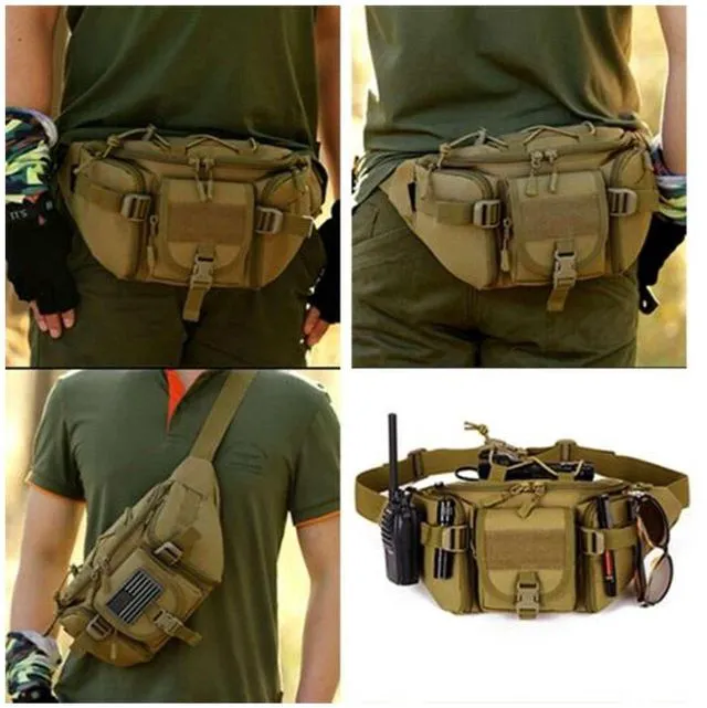 Alt view image 2 of 7 - Utility Tactical Waist Fanny Pack Pouch Military Camping Hiking Belt Bag Russia Camouflage