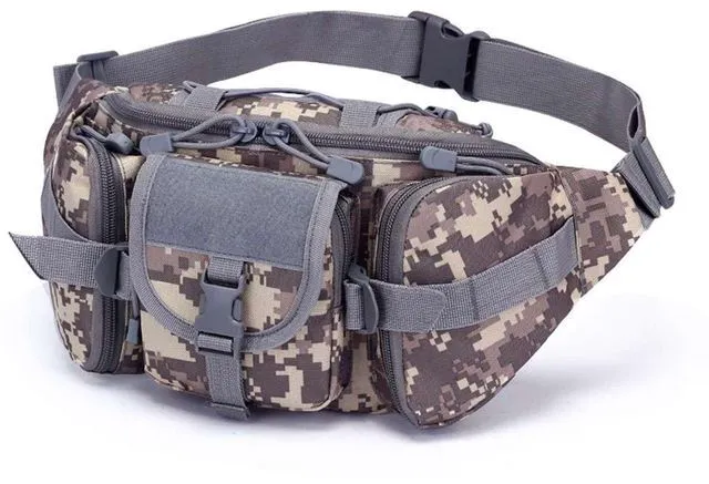 Alt view image 7 of 7 - Utility Tactical Waist Fanny Pack Pouch Military Camping Hiking Belt Bag Russia Camouflage
