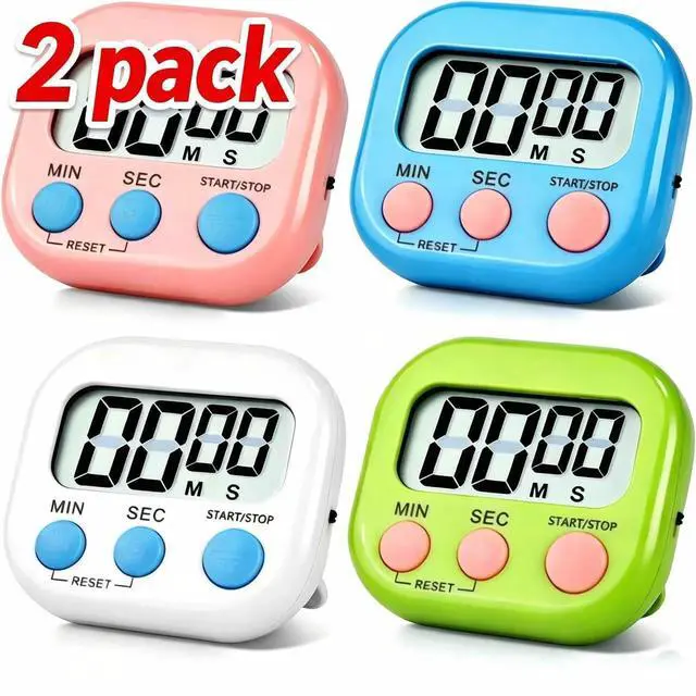 Main image of Large LCD Digital Kitchen Cooking Timer Count Down Up Clock Loud Alarm Magnetic