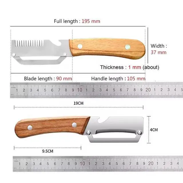 Alt view image 2 of 7 - NEW 2 in 1 Multi-Functional Vegetable Peeler for Kitchen Stainless Steel Peeler