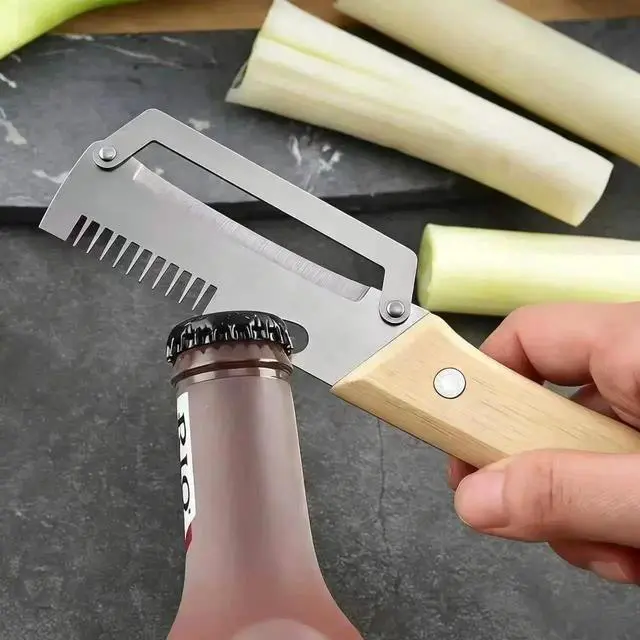 Alt view image 3 of 7 - NEW 2 in 1 Multi-Functional Vegetable Peeler for Kitchen Stainless Steel Peeler