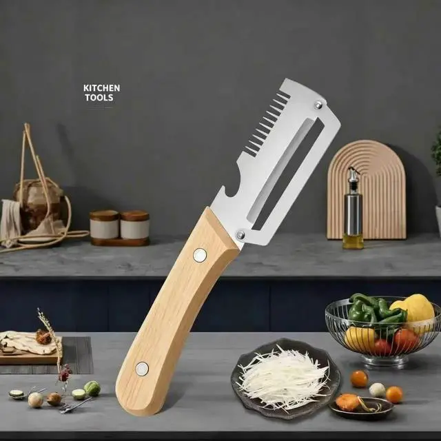 Alt view image 4 of 7 - NEW 2 in 1 Multi-Functional Vegetable Peeler for Kitchen Stainless Steel Peeler