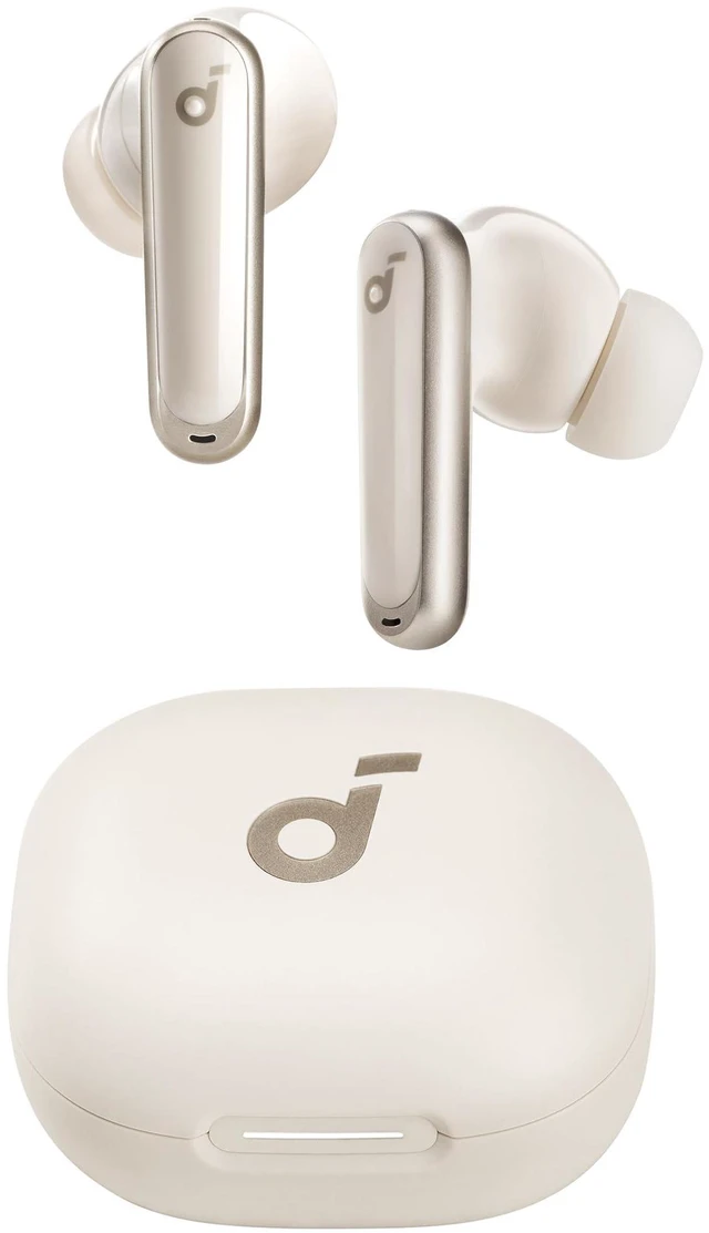 Main image of P40i by Anker Noise Cancelling Earbuds with Adaptive ANC Heavy Bass, 60H Playtime, 2-in-1 Case and Phone Stand, IPX5, Wireless Charging, Bluetooth 5.3