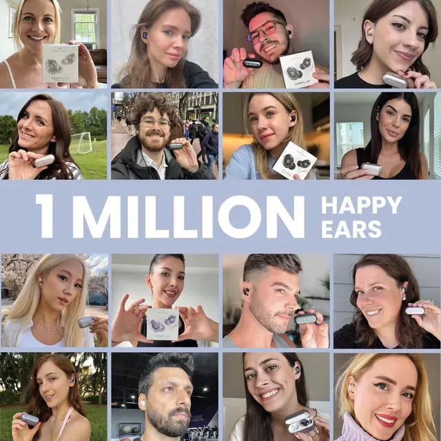 Alt view image 3 of 7 - Tempo 30 Wireless Earbuds for Small Ears - Award-Winning Sound, Sweatproof Bluetooth Earbuds, Comfortable Bluetooth Ear Buds for Women, Ice Earphones Small Ear Canals, Long Battery Headphones