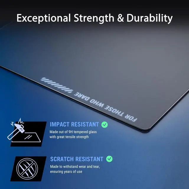 Alt view image 5 of 6 - ROG Moonstone Ace L Glass Gaming Mouse Pad 19.7 x 15.7, Ultra-Smooth Matte Tempered Glass for Quiet Ultrafast Glides, Impact/Scratch Resistant, Easy to Clean, Anti-Slip Silicone Base - Black
