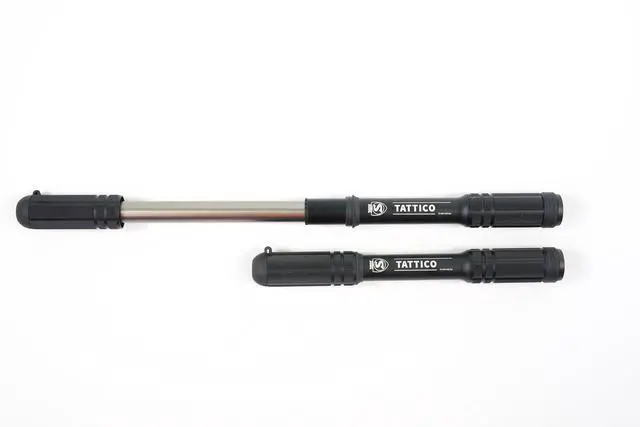 Alt view image 3 of 7 - Tattico Mini Bike Pump Frame Mount Bicycle Pump with Expandable Hose and Lever Lock Lightweight and Mountable to Gravel, Mountain, and Road Bicycles Up to 100 PSI