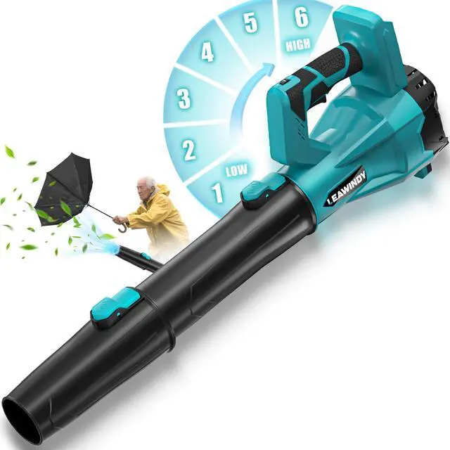 Main image of Cordless Leaf Blower Up to 540 CFM & 6 Speed Modes, Electric Leaf Blower for Makita 18V Battery(Only Tool), Battery Powered Leaf Blowers, Lightweight Leaf Blowers for Lawn Care, Yard, Garage, Snow