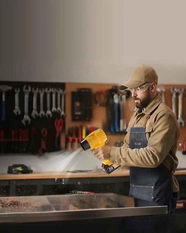 Alt view image 5 of 7 - 2025 Upgraded Leaf Blower Cordless, 990,000 RPM Portable Mini Turbo Jet Blowers with Battery and Charger Handheld Electric Powered Lightweight for Makita 18V Battery Lawn Car Yard Snow Patio Dust Tool