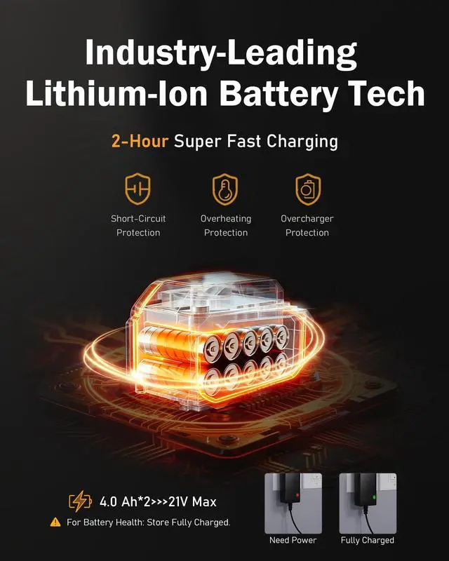 Alt view image 7 of 7 - 2025 Upgraded Leaf Blower Cordless, 990,000 RPM Portable Mini Turbo Jet Blowers with Battery and Charger Handheld Electric Powered Lightweight for Makita 18V Battery Lawn Car Yard Snow Patio Dust Tool