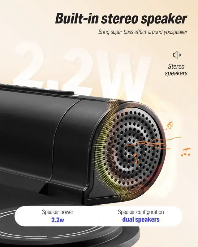 Alt view image 3 of 7 - Electric Drum Pad, 9 Pads Electronic Drum Set Roll Up Quiet Drum Pad Built-in Speaker, 40 Drum Lessons Included, Kids Holiday & Birthday Instrument Toys