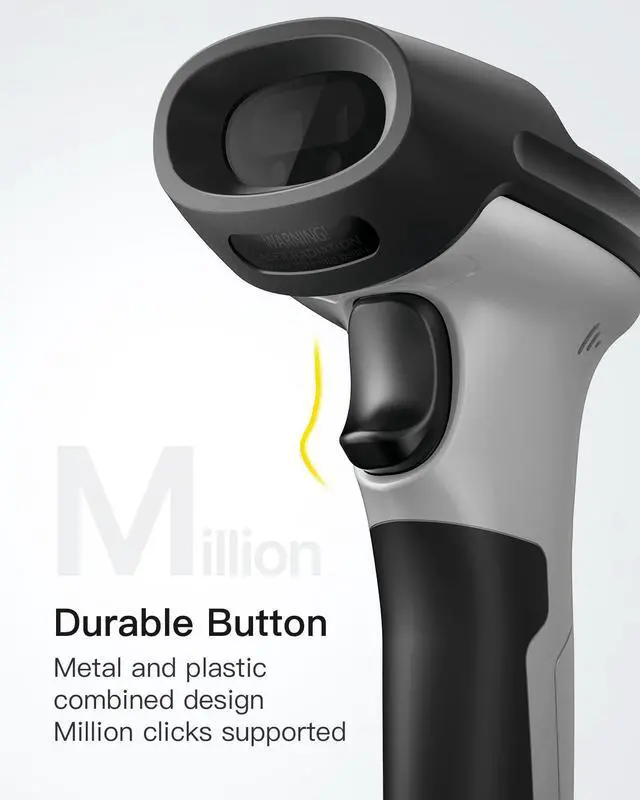 Alt view image 4 of 7 - Bluetooth Barcode Scanner, 1 Charge 180 Days Standby, 35m Range, Automatic Fast and Precise scanning, BCST-70