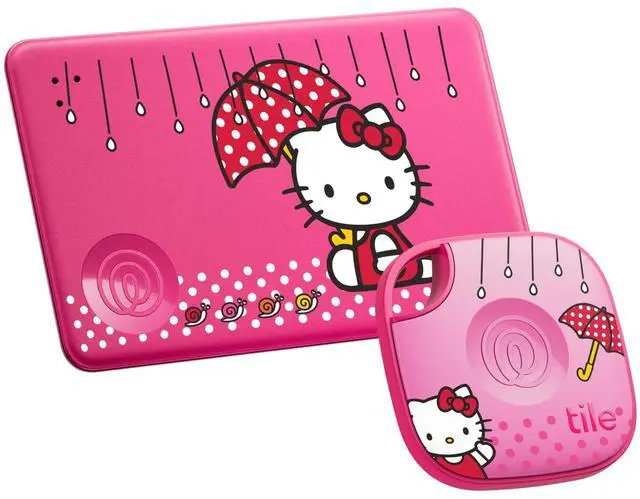 Main image of by Life360 Starter Pack - Bluetooth Trackers and Item Finders for Keys, Wallets & More. Both iOS and Android Compatible. Phone Finder. 2-Pack, Mate/Slim ( x Hello Kitty: Rainy Day Adventures)