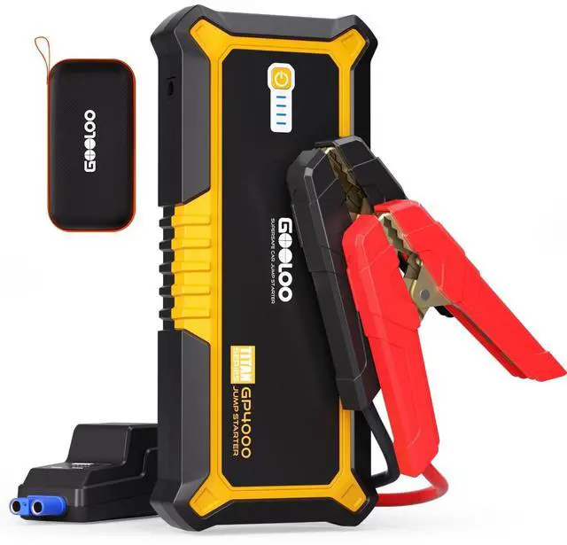 Main image of GP4000 Jump Starter 4000A Peak Car Starter (All Gas,up to 10.0L Diesel Engine) SuperSafe 12V Lithium Jump Box,Auto Battery Booster Pack,Portable Power Bank with USB Quick Charge and Type C Port