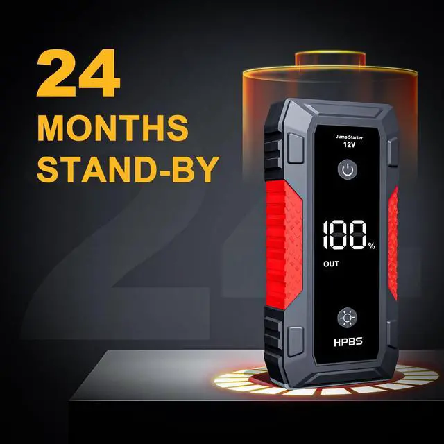 Alt view image 7 of 7 - H50 Jump Starter - 5000A Jump Starter Battery Pack for Up to 10.0L Gas and 8.0L Diesel Engines, 12V Portable Car Battery Jump Starter Box with 3.0" LCD Display