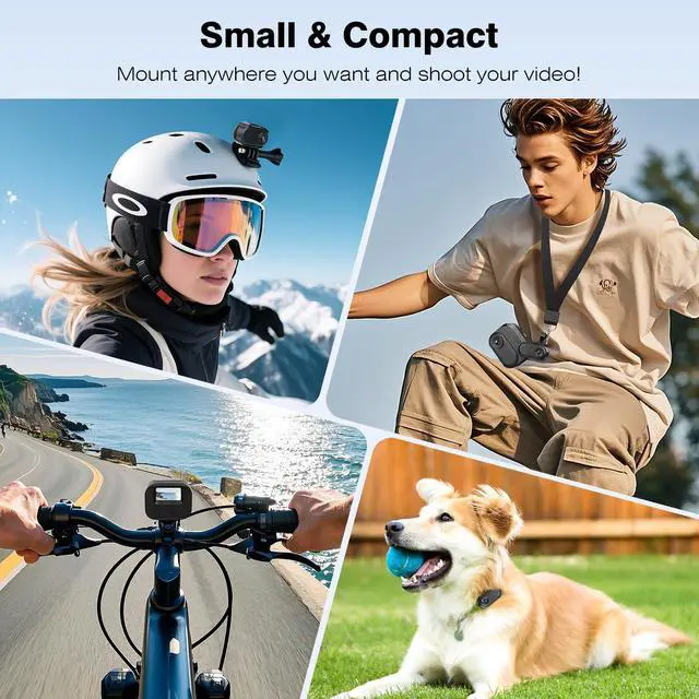 Alt view image 6 of 7 - 128GB Body Cameras with Audio and Video Recording: 1080P FHD Thumb Size Bodycam, Sports Action Body Camera, Wearable Pocket Camera Body Cam for Work, Travel, Fishing, Pet Walking, Outdoor