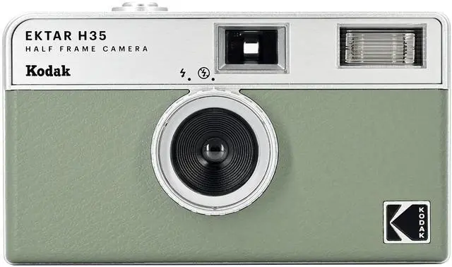 Main image of EKTAR H35 Half Frame Film Camera, 35mm, Reusable, Focus-Free, Lightweight, Easy-to-Use (Sage) (Film & AAA Battery are not Included)