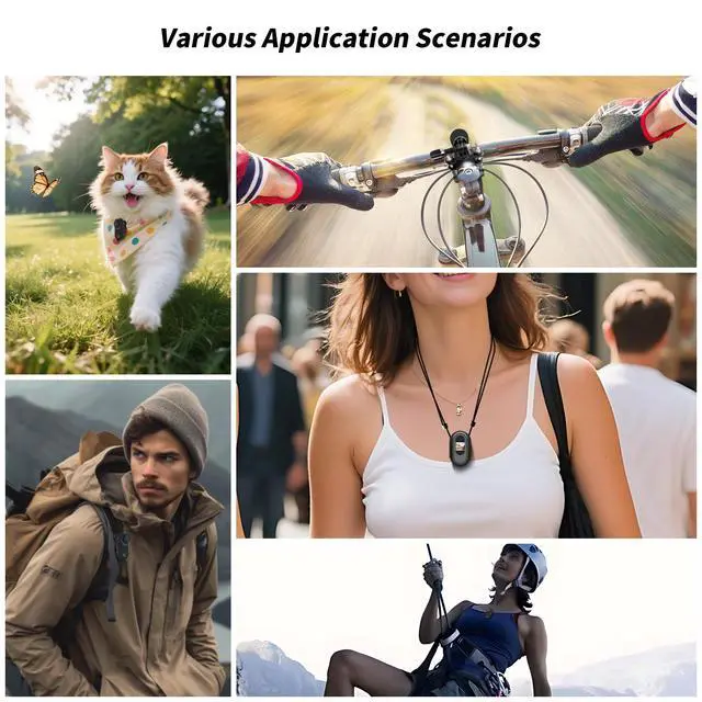 Alt view image 7 of 7 - 1080P Sports Action Camera, Mini Body Camera with Audio and Video Recording, Wearable Action Body Cam, Portable Recorder with Magnetic Back Clip, Camcorder for Traveling, Pet, Vlogging, Cycling