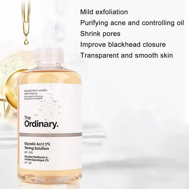 Alt view image 2 of 7 - The Ordinary Glycolic Acid 7% Exfoliating Toner - 240ml