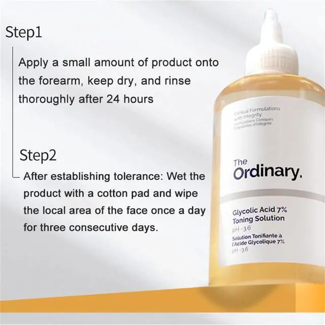 Alt view image 3 of 7 - The Ordinary Glycolic Acid 7% Exfoliating Toner - 240ml