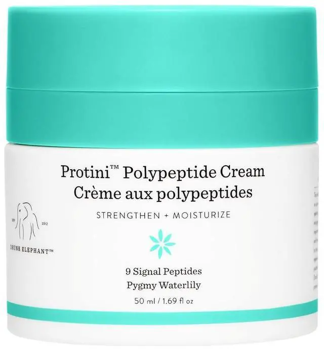 Main image of Drunk Elephant Protini Polypeptide Cream for Unisex Men Women 50ml/1.69 oz. Firming Moisturizer - Clean Clinical Skincare - Cruelty-Free - Dermatologist-Tested - Free of Essential Oils, Silicones