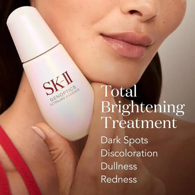 Alt view image 2 of 7 - SK-II GenOptics Essence Brightening Serum (1.7 oz) - Radiance Boosting Face Serum to Target Sun Spots, Dullness & Uneven Texture - Improves Natural Regeneration for Youthful Skin