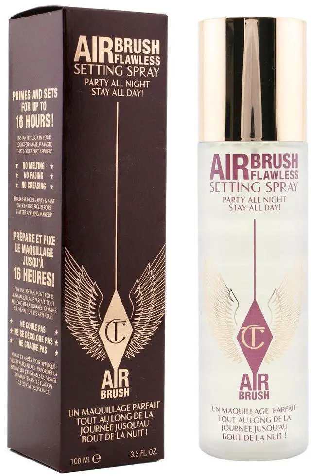 Alt view image 2 of 7 - Charlotte Tilbury Airbrush Flawless Setting Spary 100ml- Gift Set Essential - Ultra-Fine Mist to Prime & Set Makeup - Perfect for Pairing with Other Skincare & Makeup Favorites