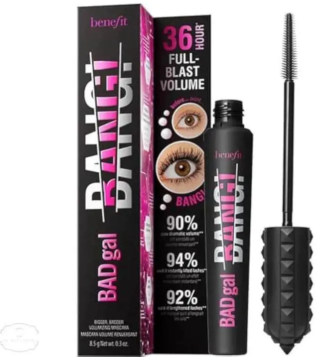 Main image of Benefit BADgal Bang Volumizing Mascara 36h Full Blast Volume 8.5g. Black.Smudge-Proof, Water Resistant&Volumizing