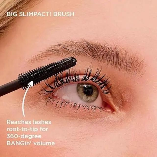 Alt view image 7 of 7 - Benefit BADgal Bang Volumizing Mascara 36h Full Blast Volume 8.5g. Black.Smudge-Proof, Water Resistant&Volumizing