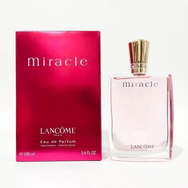 Main image of Lancome Miracle Eau de Parfum -100ml- Long Lasting Fragrance with Notes of Magnolia, Ginger & Amber - Spicy & Floral Women's Perfume