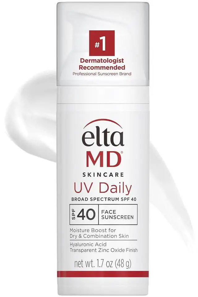 Main image of EltaMD UV Daily Face Sunscreen Moisturizer with Zinc Oxide 48g. SPF 40, Daily Face Moisturizer with SPF, Great for Dry, Combination, and Normal Skin
