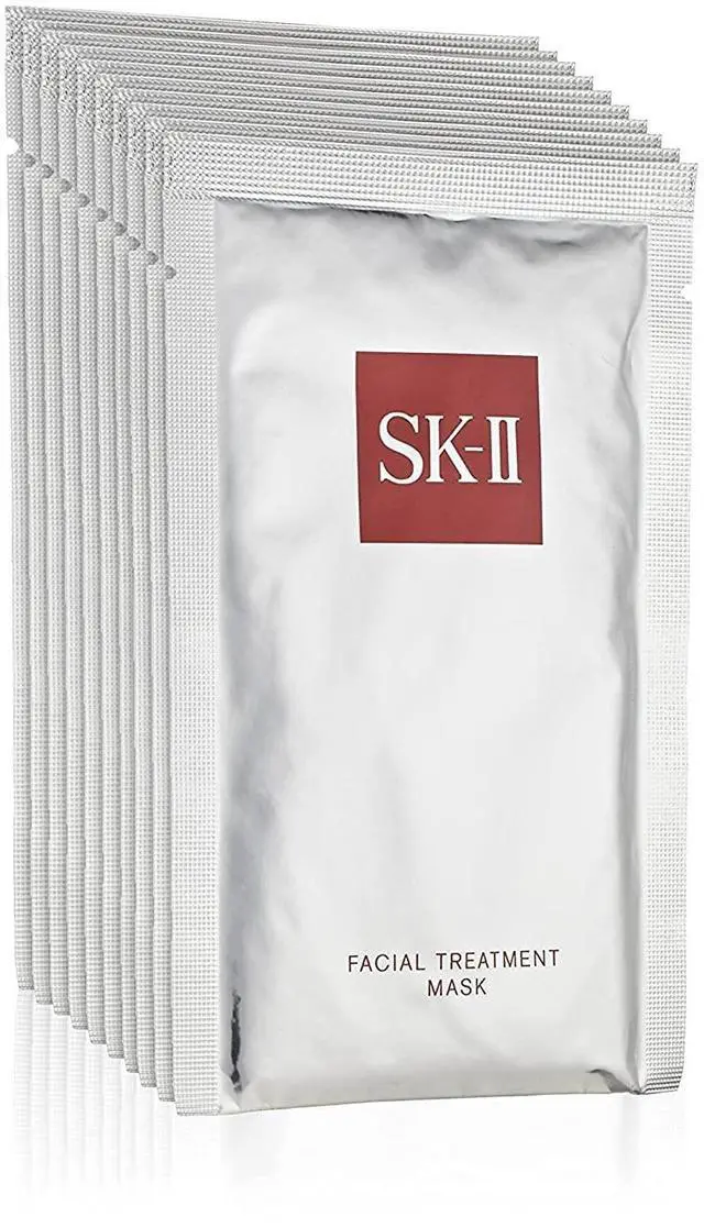Alt view image 2 of 5 - SKII Facial Treatment Mask 10pcs - Brightening Face Mask Sheets to Help Improve Tone, Texture & Radiance - Anti-Aging Treatment for Replenished Moisture & Visibly Healthier Skin