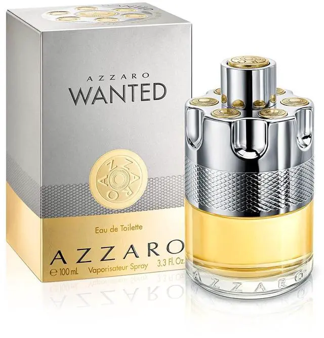 Main image of Azzaro Wanted Eau de Toilette-100ml/3.38oz - Vibrant & Irresistible Mens Cologne - Woody, Citrus & Spicy Fragrance - Fresh Notes of Cardamom, Lemon, Vetiver - Everyday Wear - Luxury Perfumes for Men