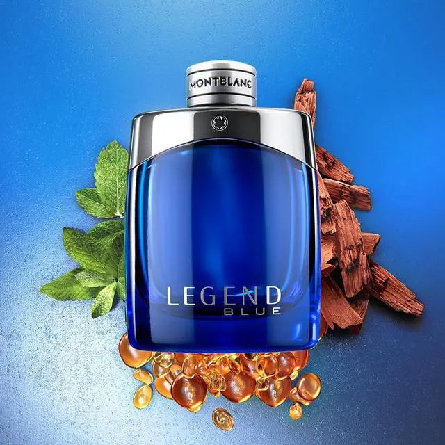 Alt view image 2 of 4 - MONTBLANC - Legend Blue Eau de Parfum -100ml- Men's Fragrance - Woody Aromatic - With notes of Spearmint, Woody Accord & Ambroxan