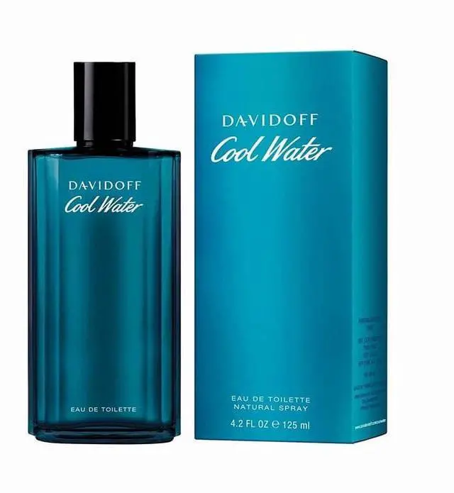 Main image of Davidoff Cool Water Eau de Toilette -125ml/4.2oz Aromatic Men's Cologne With Notes of Coriander, Mint, Lavender & Amber Long Lasting Fragrance