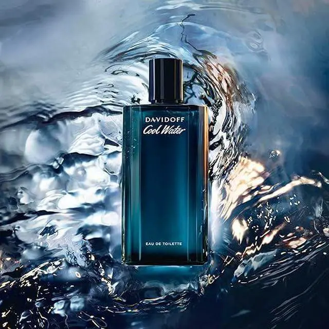 Alt view image 3 of 5 - Davidoff Cool Water Eau de Toilette -125ml/4.2oz Aromatic Men's Cologne With Notes of Coriander, Mint, Lavender & Amber Long Lasting Fragrance