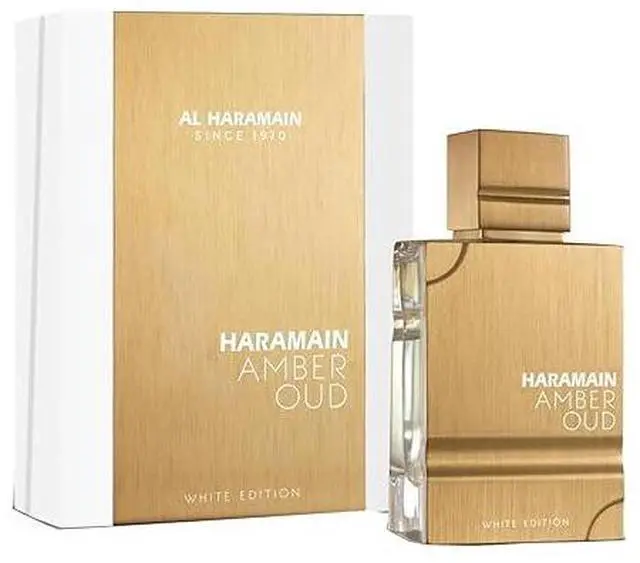 Alt view image 2 of 5 - Al Haramain Amber Oud White Edition for Unisex -60ml/2oz- Arabian Perfume for Unisex - Long Lasting Fragrance with Notes of Bergamot, Jasmine, Patchouli, Musk, Vanilla - Arabic Eau de Parfum Spray