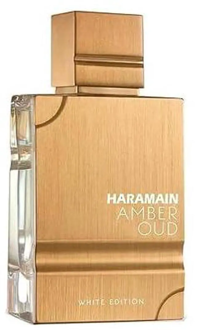Main image of Al Haramain Amber Oud White Edition for Unisex -60ml/2oz- Arabian Perfume for Unisex - Long Lasting Fragrance with Notes of Bergamot, Jasmine, Patchouli, Musk, Vanilla - Arabic Eau de Parfum Spray