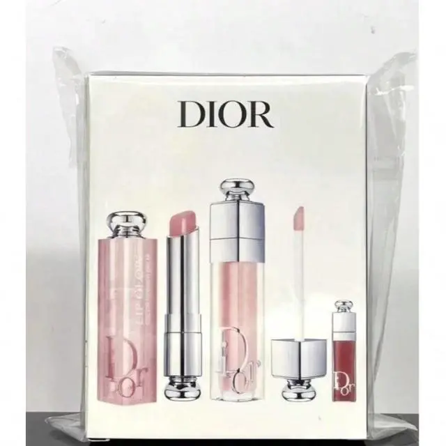 Alt view image 2 of 5 - Christian Dior Addict 3pcs Set 001 Lip Glow, 001 Lip Maximizer & 038 Mini Lip Maximizer