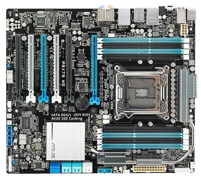 Main image of ASUS P9X79 WS LGA 2011 Intel X79 DDR3 64GB ATX Motherboard