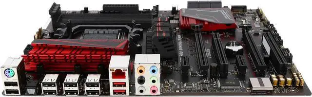 Alt view image 3 of 4 - ASUS 970 PRO GAMING/AURA Socket AM3+ AMD 970 DDR3 32GB ATX Motherboard