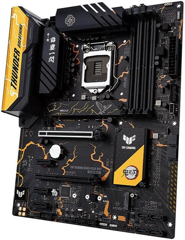 Alt view image 2 of 4 - ASUS TUF GAMING B560-PLUS WIFI motherboard Demon Slayer Joint Limited Edition supports CPU 11700/11400 (Intel B560/LGA 1200)