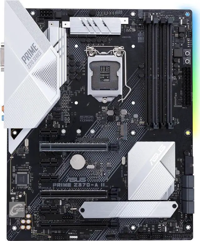 Alt view image 2 of 5 - ASUS PRIME Z370-A II LGA 1151 (300 Series) ATX Intel Motherboard