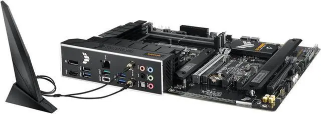 Alt view image 3 of 4 - ASUS TUF GAMING B760-PLUS WIFI Intel B760 (14th, 13th and 12th Gen) LGA 1700 ATX motherboard with PCIe 5.0, three PCIe 4.0 M.2 slots, DDR5, Realtek 2.5Gb Ethernet, DisplayPort, HDMI, SATA 6 Gbps,