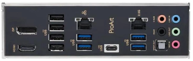 Alt view image 6 of 6 - ASUS ProArt B760-CREATOR Intel B760 LGA 1700 ATX motherboard,Advanced AI PC ready,PCIe 5.0,DDR5,2.5 Gb and 1 Gb Ethernet,3×M.2 slots,plus a USB 3.2 Gen 2x2 front-panel connector,60W Quick Charge 4+