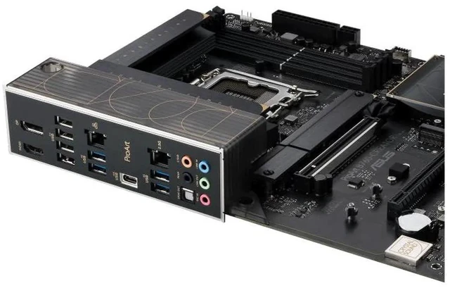 Alt view image 4 of 6 - ASUS ProArt B760-CREATOR Intel B760 LGA 1700 ATX motherboard,Advanced AI PC ready,PCIe 5.0,DDR5,2.5 Gb and 1 Gb Ethernet,3×M.2 slots,plus a USB 3.2 Gen 2x2 front-panel connector,60W Quick Charge 4+
