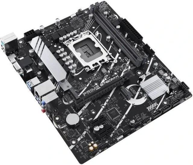 Alt view image 3 of 5 - ASUS Mainboard PRIME B760M-K - micro ATX - Socket LGA1700 - Intel B760