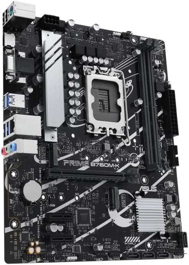 Alt view image 2 of 5 - ASUS Mainboard PRIME B760M-K - micro ATX - Socket LGA1700 - Intel B760
