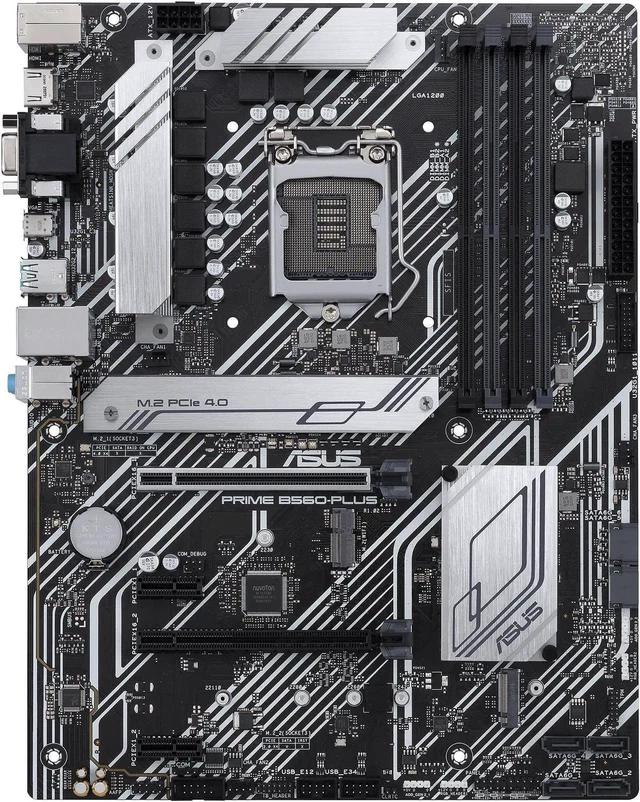 Alt view image 3 of 5 - ASUS PRIME B560-PLUS LGA 1200 ATX Intel Motherboard