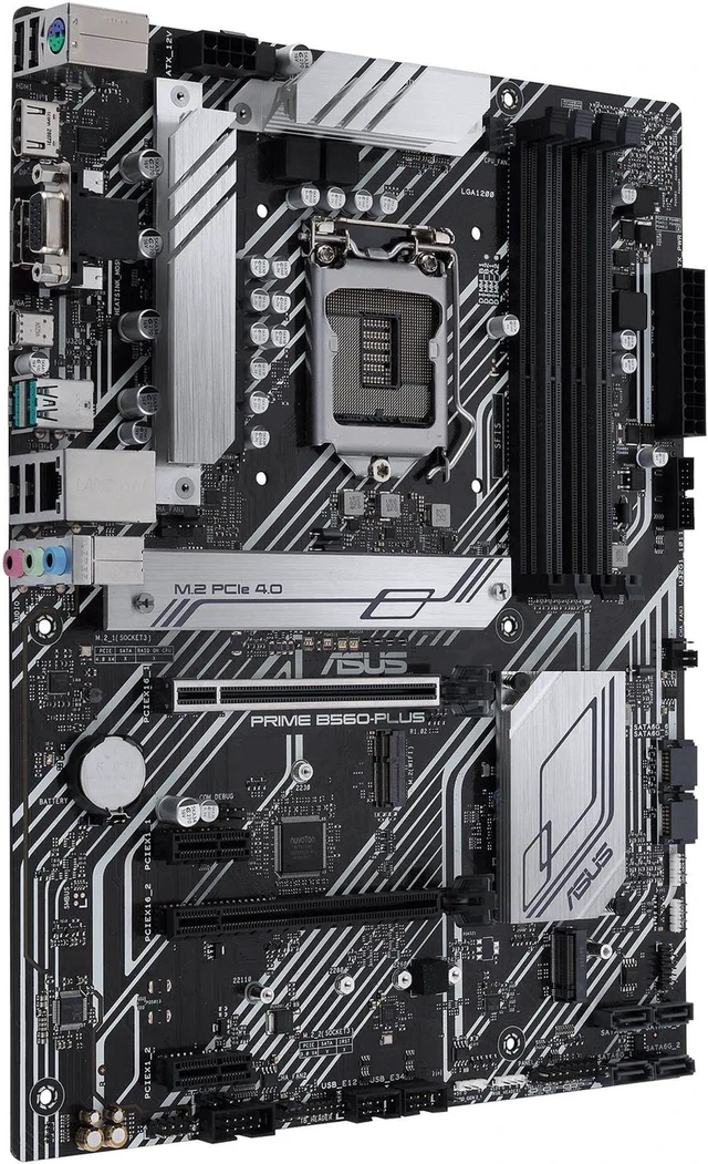 Alt view image 4 of 5 - ASUS PRIME B560-PLUS LGA 1200 ATX Intel Motherboard